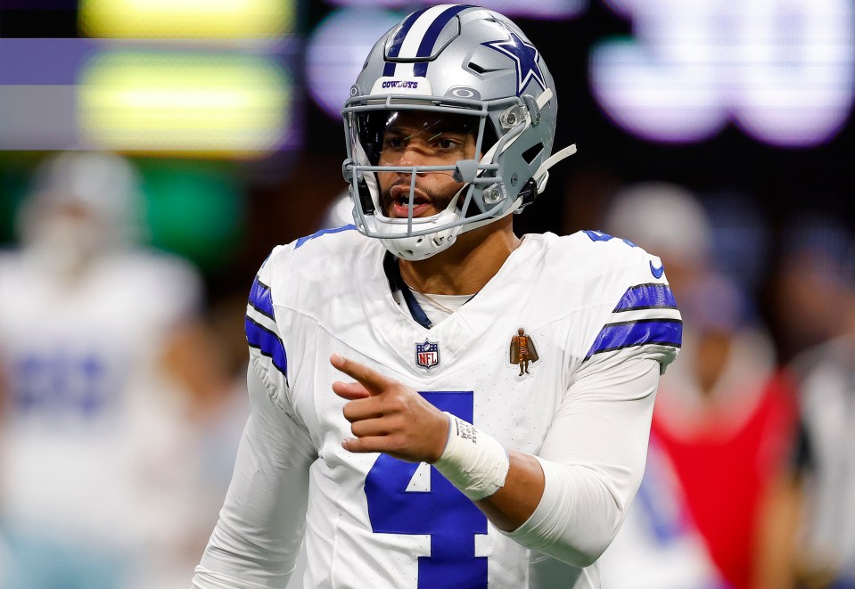 Prescott suffered a season-ending injury in Week 9 of 2024, allowing Rush to fill in