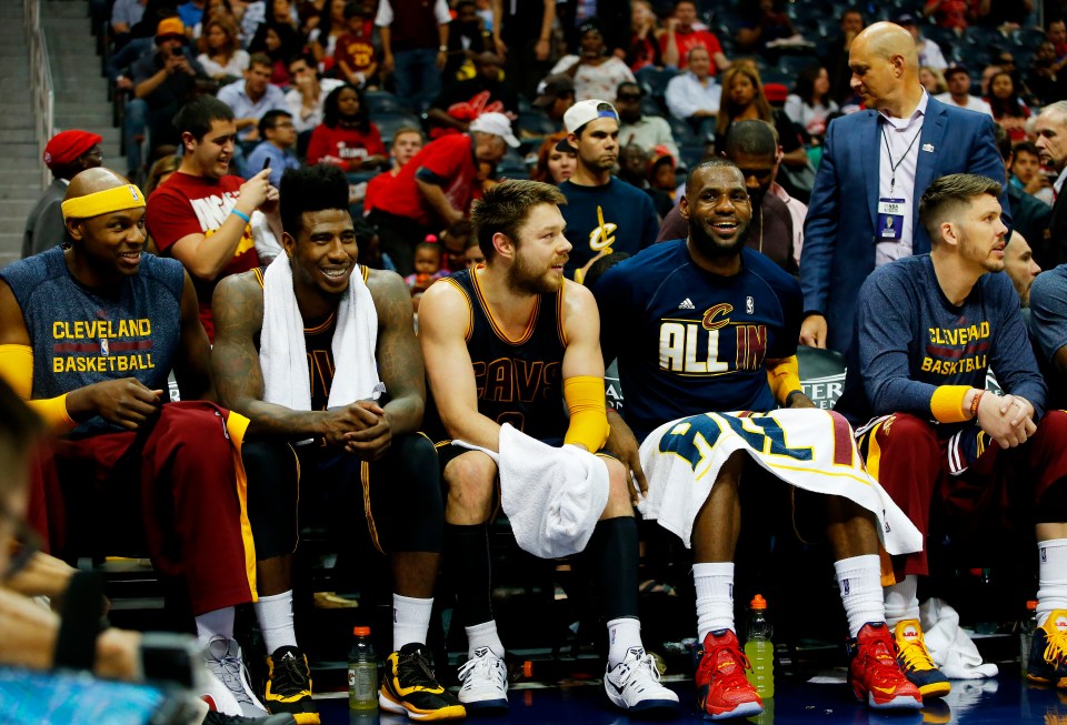 He also featured alongside LeBron on the Cavs