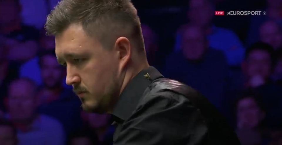 It took Kyren Wilson a few seconds to realise a wasp was on his shirt collar