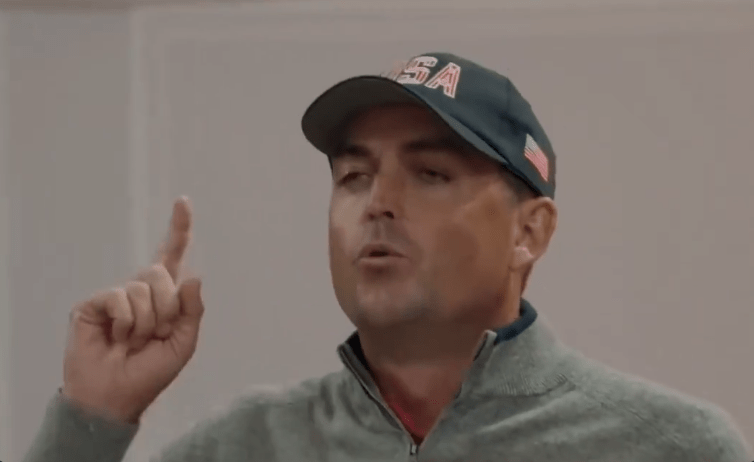 Bradley delivered a rallying cry to the US locker room at the Presidents Cup last September
