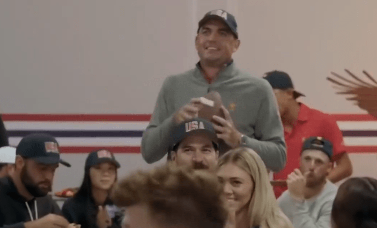 He told teammates the US would go to Bethpage to 'kick Europe's a**'
