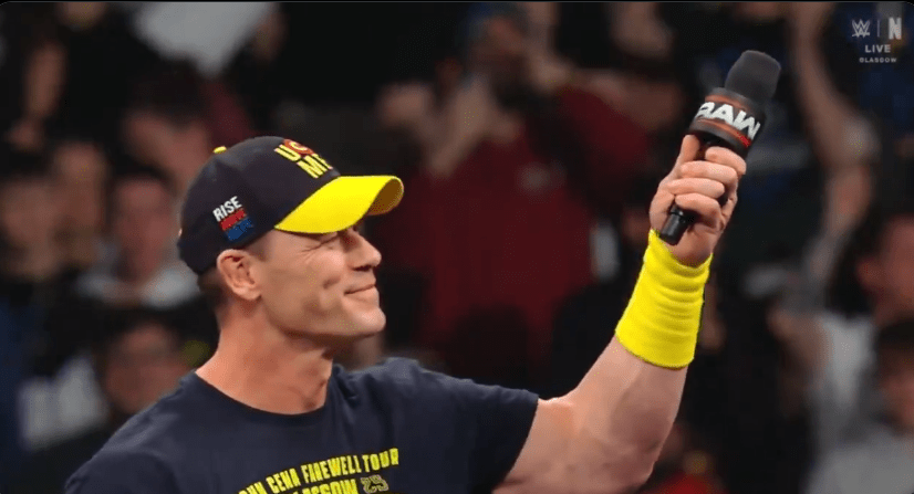 Cena played off the negative reaction before cutting another heel promo