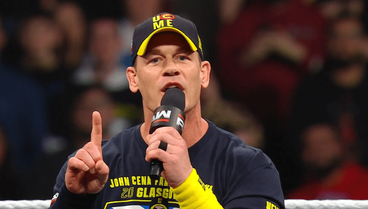 Cena vowed to 'ruin wrestling' as he riled up WWE fans in Scotland