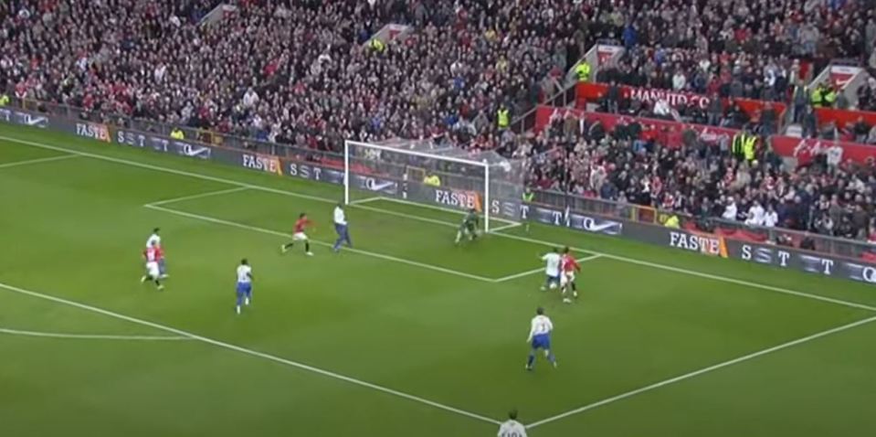 Distin clattered into Ronaldo inside the box but Atkinson waved away all appeals