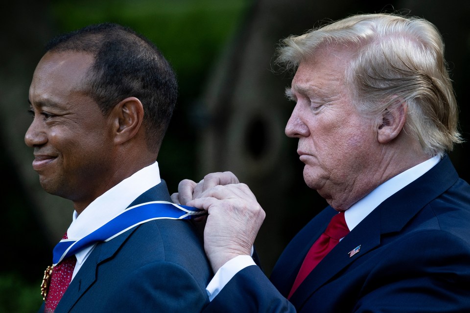 Woods and Trump have maintained a good relationship going back years