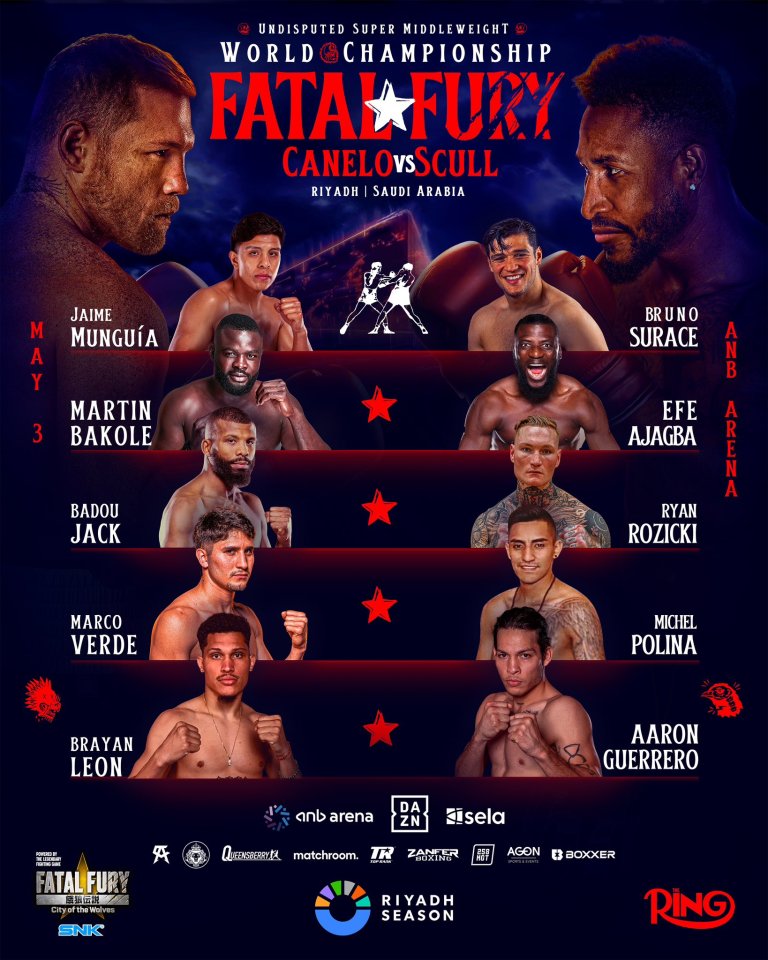 The Canelo vs Scull undercard promises fireworks