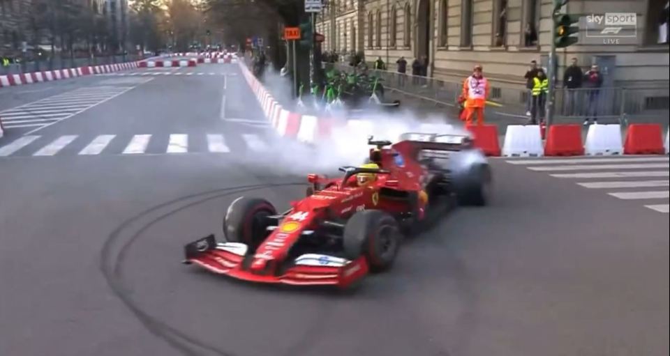 The Brit will hope there's plenty more donuts to come throughout the 2025 season