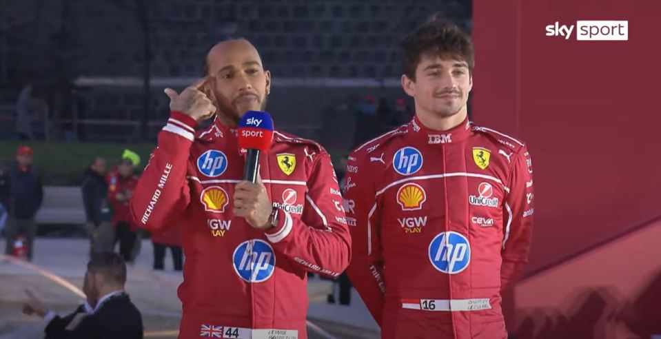 Hamilton somehow lost his conker mid-race, never to be found again