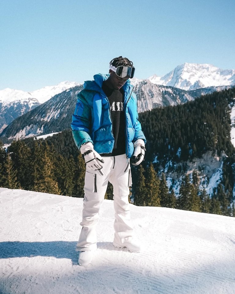 Bissouma shared a series of snaps of himself enjoying a break earlier in the week