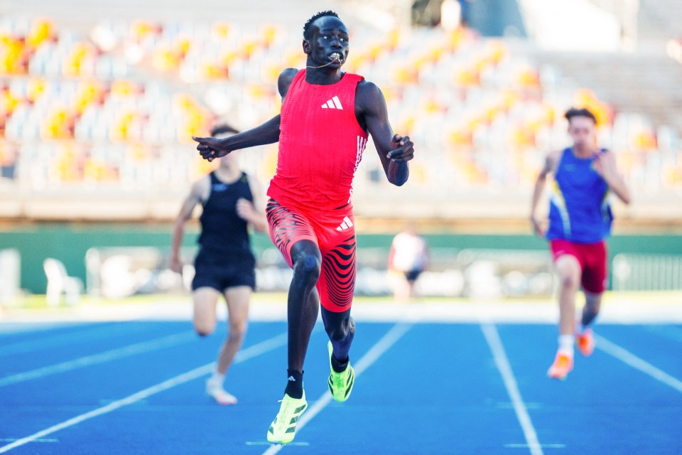 Gout has also commented on comparisons to Usain Bolt