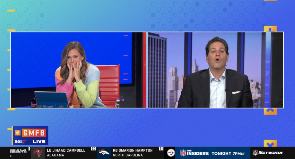 Schrager thanked the entire cast and crew as he said goodbye to GMFB