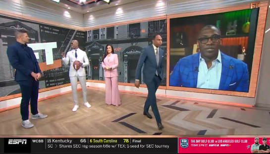 Smith walked off set as the former NFL QB revealed he flew coach to Hawaii