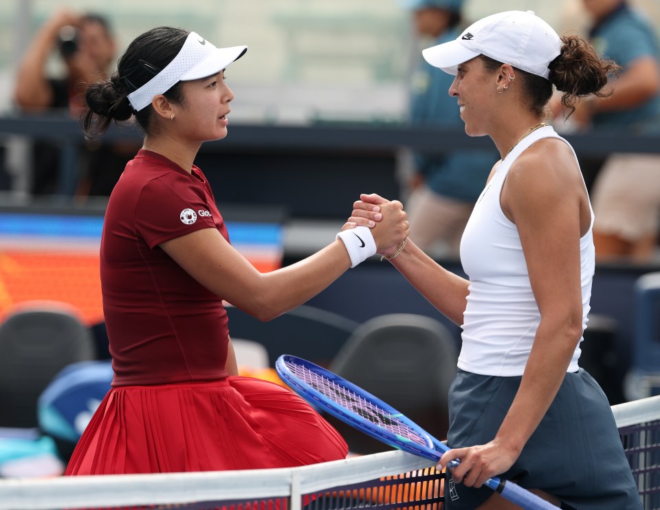Keys was unable to beat the teenager despite her Australian Open win in January