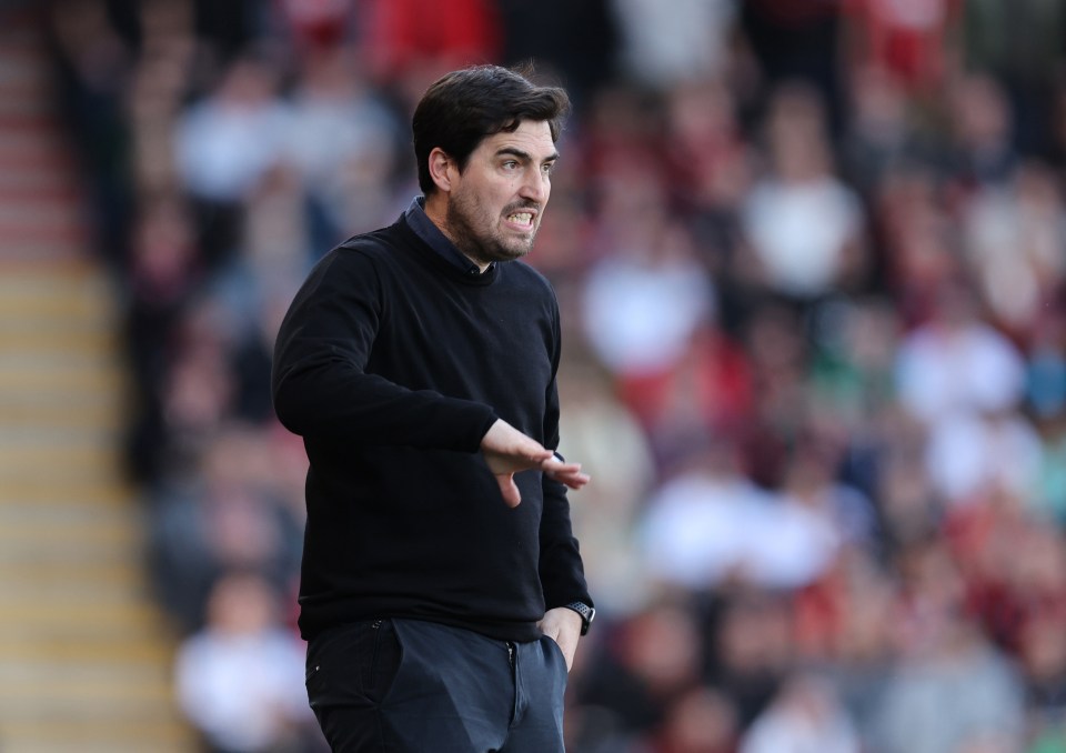 Iraola has won 35 of his 81 matches in charge of the Cherries