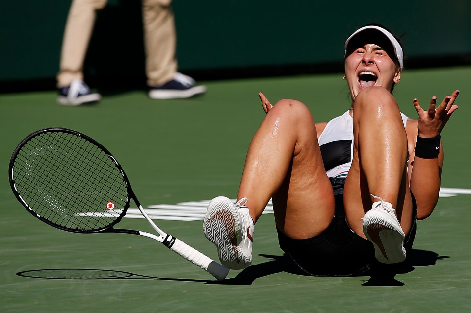 She was overcome with emotion after beating Kerber