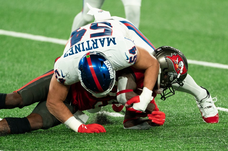 Martinez signed a $30m contract with the Giants before suffering a season-ending injury in 2021