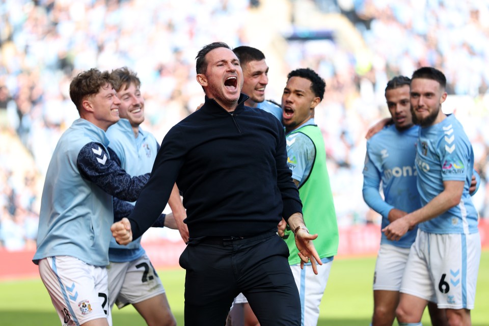 Lampard's Coventry have a tough task to beat Sheffield United