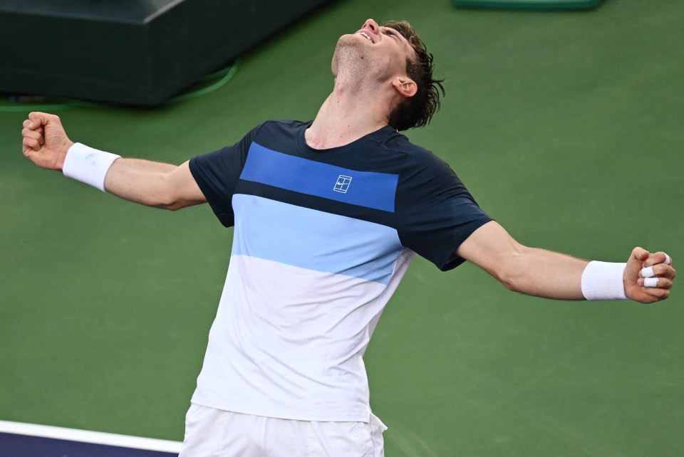 Draper's raw emotion was there for all to see as he beat Alcaraz to reach the final at Indian Wells