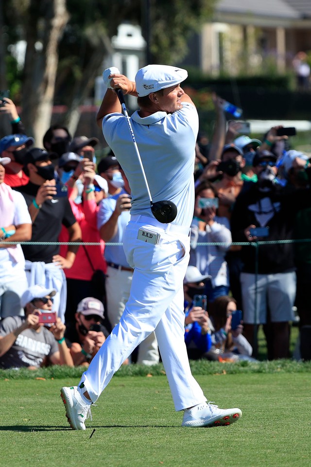 DeChambeau wows fans with his explosive form off the tee