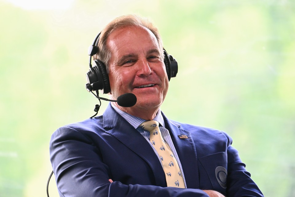 Nantz makes an annual pilgrimage to Augusta