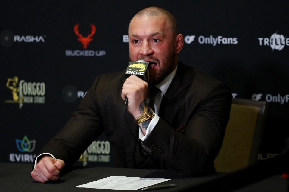 UFC star McGregor is a co-owner of the bare knuckle fighting league