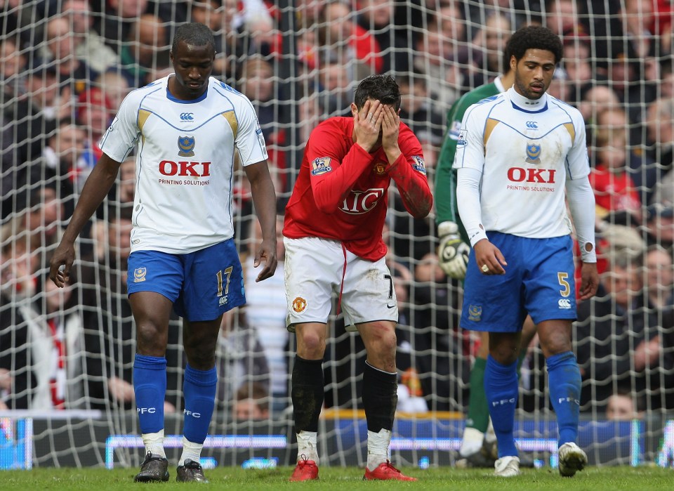 United's loss to Portsmouth ended all hopes of a second treble in nine years