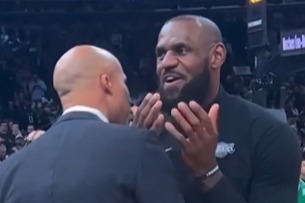 LeBron appeared to discuss the incident with former teammate Jefferson over the weekend