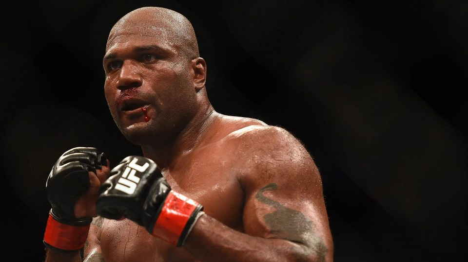 Jackson's pro MMA record stands at 37 wins and 12 defeats
