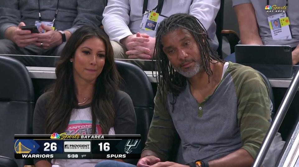 He recently attended the Spurs vs Warriors game with his wife and looked unrecognizable