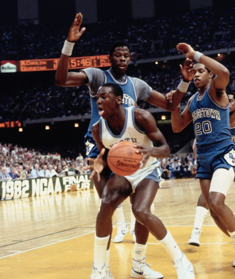 Michael Jordan first made his name in March Madness