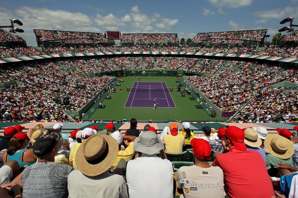 The Miami Open was played in the picturesque Key Biscayne for over 30 years