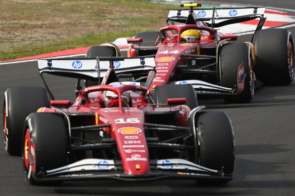 Leclerc and Hamilton were close throughout the Chinese Grand Prix - but too close at a vital time