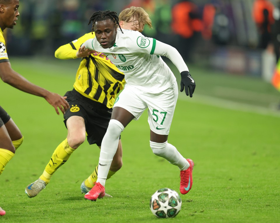 Quenda has made 43 appearances for Sporting CP already this term