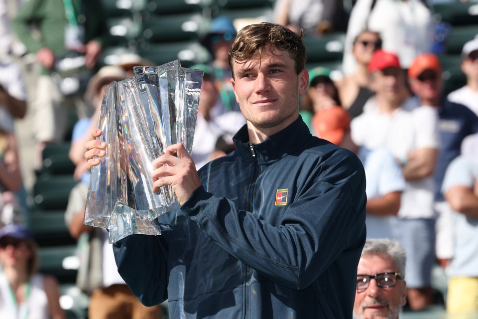 The Brit won his first ATP Masters 1000 title at Indian Wells