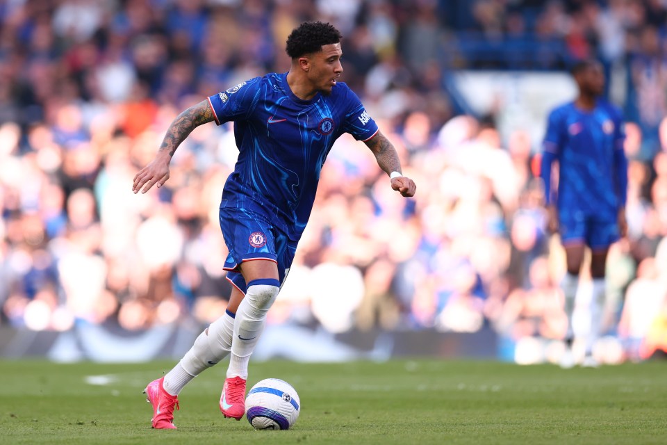 Jadon Sancho joined Chelsea on loan from Manchester United last summer