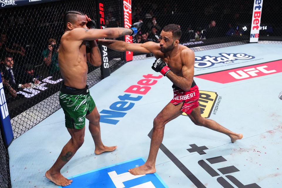 Herbert falls to 3-5-1 in the UFC