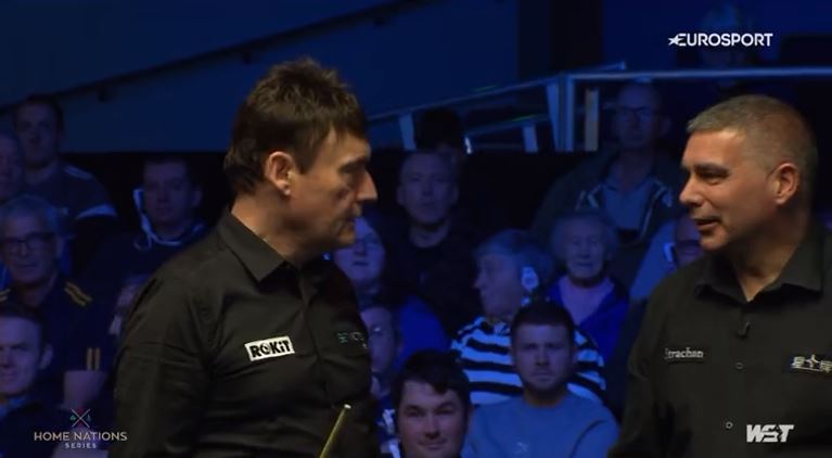 White let the referee know that he wasn't amused by his actions