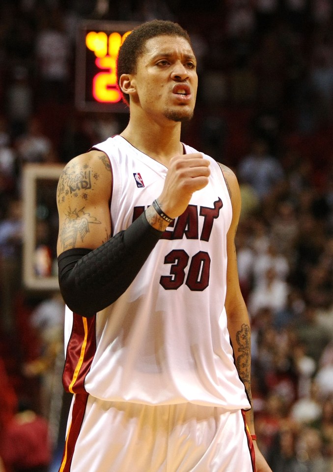 Beasley played 11 seasons in the NBA and was drafted by the Miami Heat
