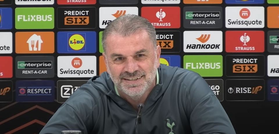 Postecoglou was involved in a somewhat spiky exchange with a reporter