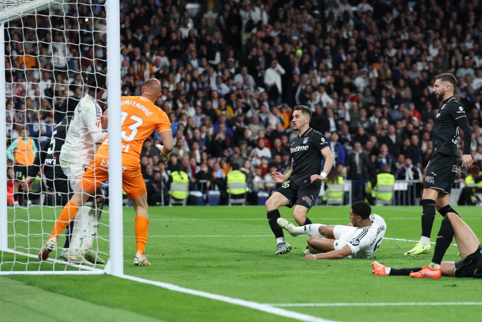 The England international equalised against Leganes just after the break