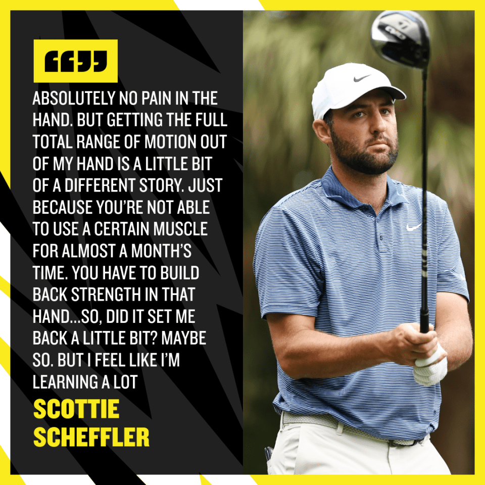 Scheffler’s mixed form is a credit to the high bar the World No.1 has set for himself
