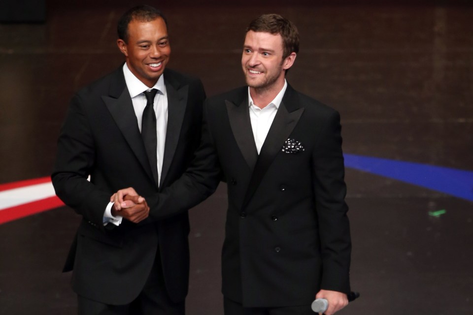 Timberlake revealed that he and Woods bonded over talking about fatherhood