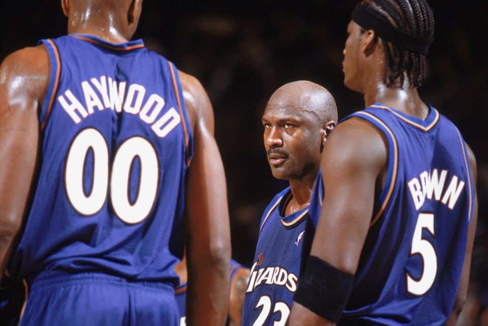Haywood played with MJ on the Wizards