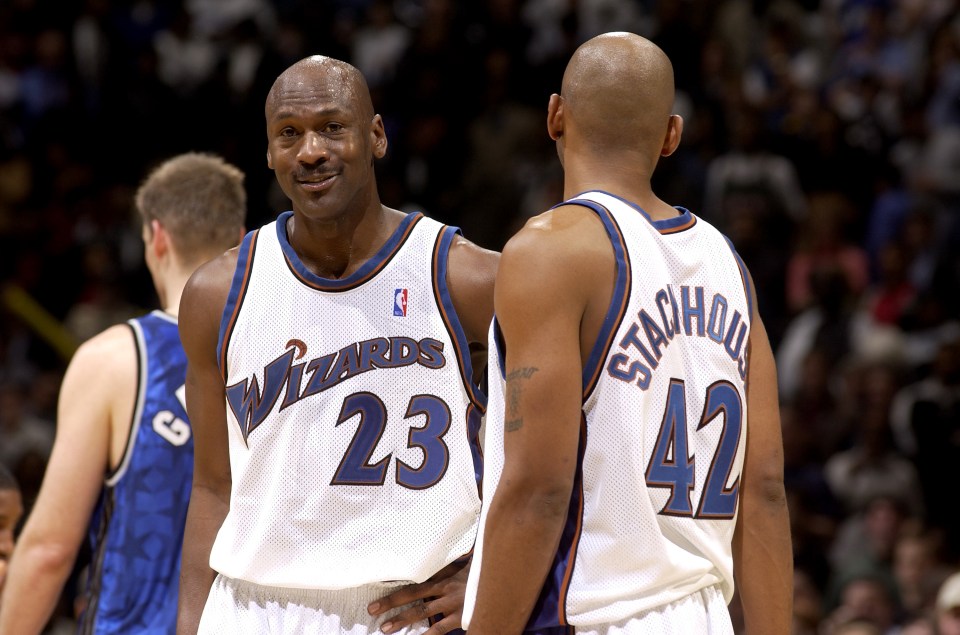 Stackhouse played with MJ in the final year of the legend's career
