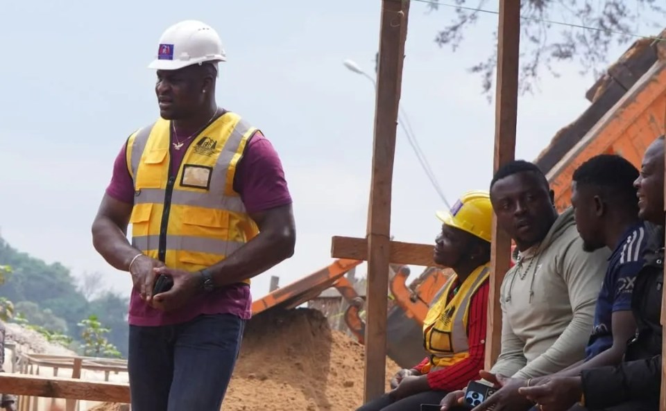 He has been working with locals in Batie, Cameroon
