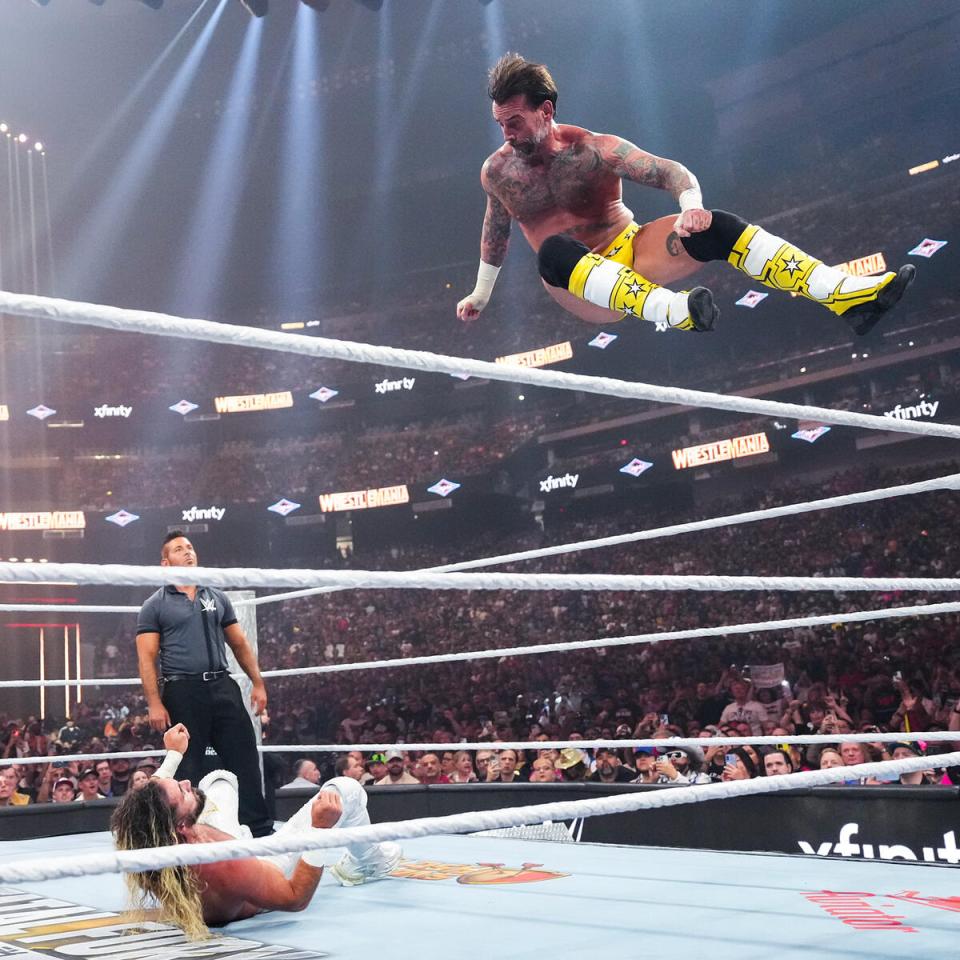 CM Punk played a starring role in his first WrestleMania main event