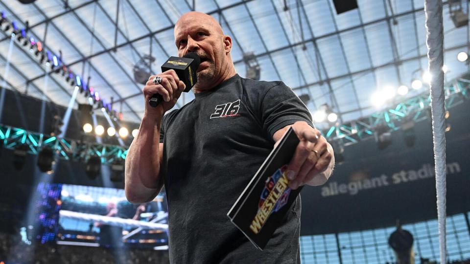 Stone Cold earned his money at WrestleMania after two quad bike mishaps