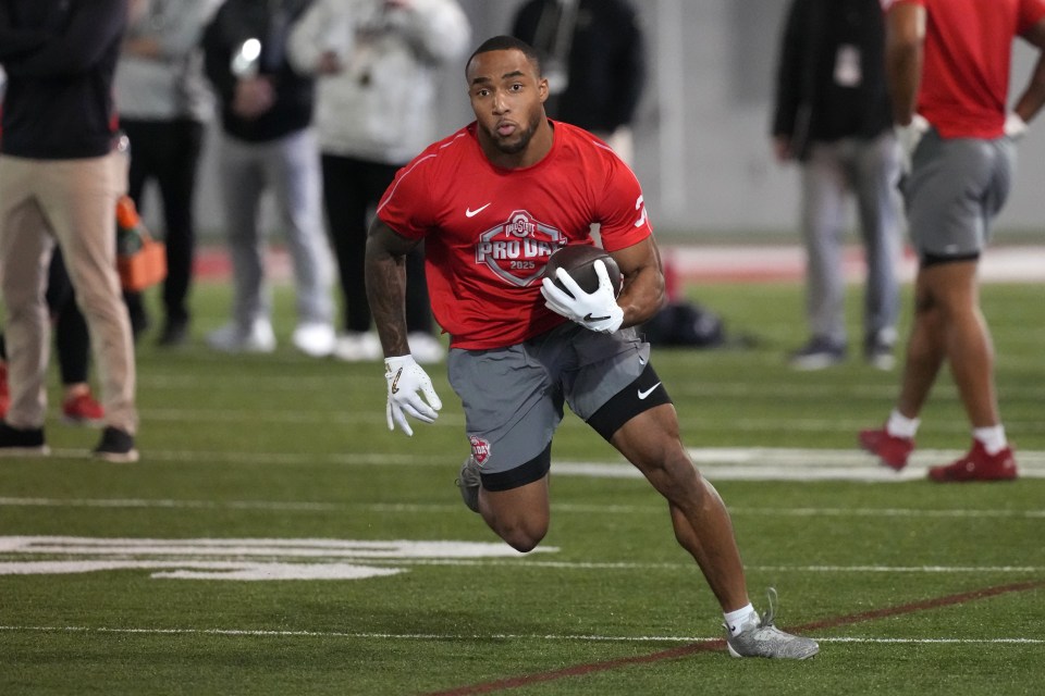 TreVeyon Henderson won the College Football Playoff championship at Ohio State