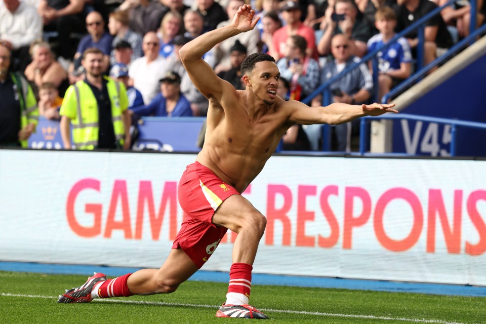 Alexander-Arnold scored the match-winning goal just five minutes after coming on
