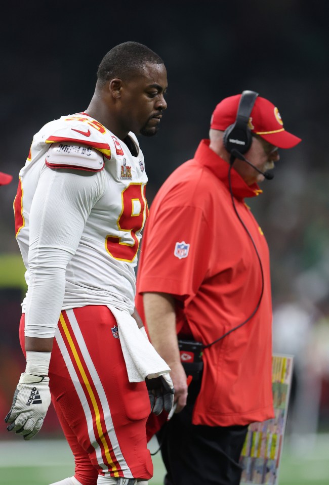 Jones walked off the field frustrated in a tough Super Bowl LIX defeat